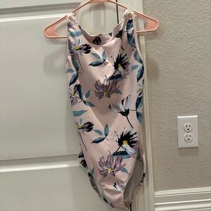 Floral Pink Ballet Leotard